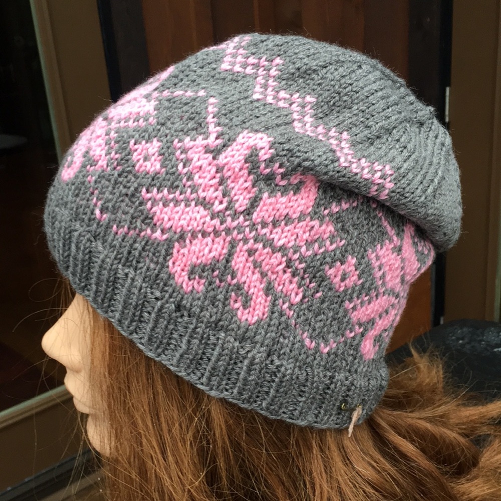 Hand Knit Nordic Hat/Toque